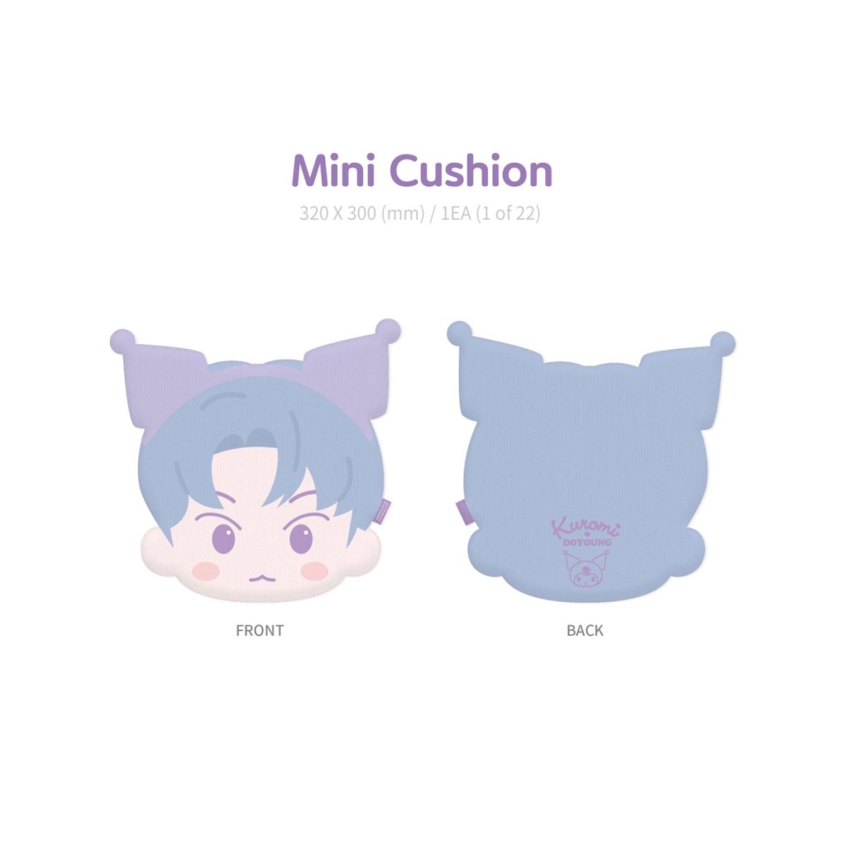 NCT x SANRIO TOWN Official Face Cushion 30cm - K-STAR
