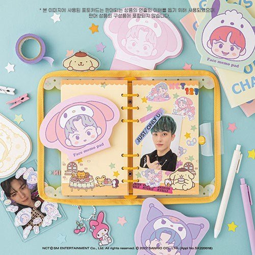 NCT x SANRIO TOWN Official Face Memo Pad - K-STAR