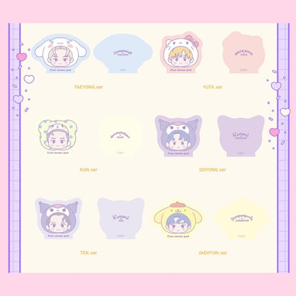 NCT x SANRIO TOWN Official Face Memo Pad - K-STAR