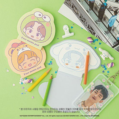 NCT x SANRIO TOWN Official Face Memo Pad - K-STAR