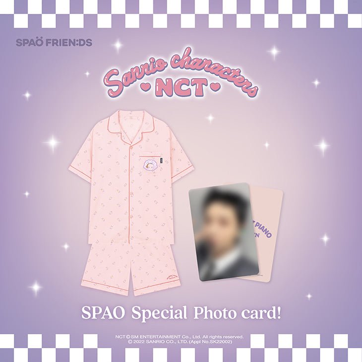 NCT x SANRIO TOWN Official Pajama SET + Photocard - K-STAR