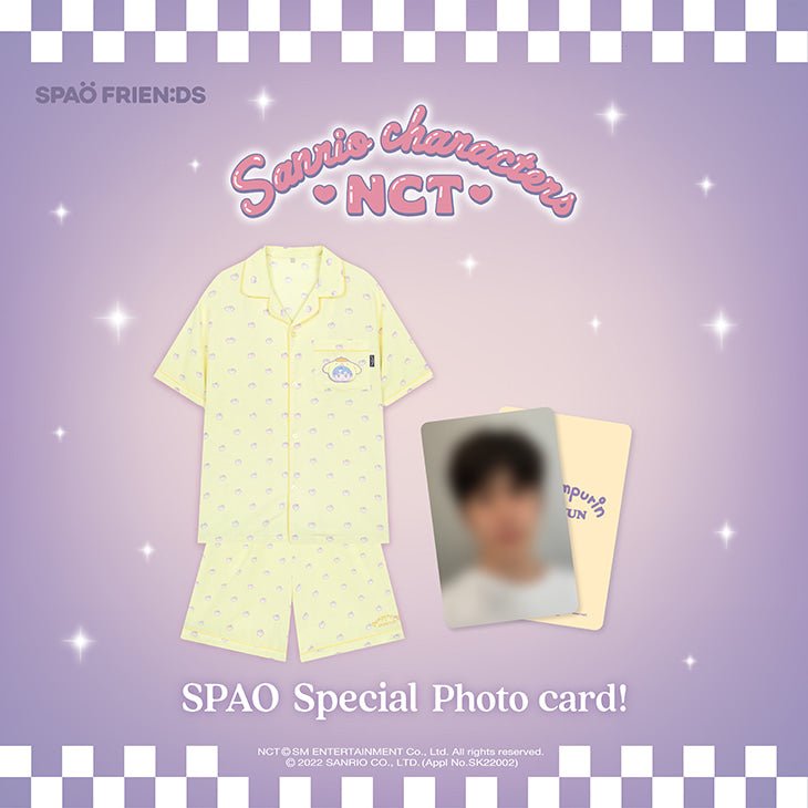 NCT x SANRIO TOWN Official Pajama SET + Photocard - K-STAR