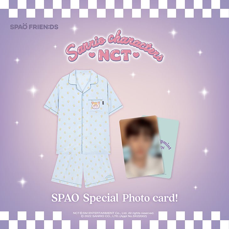 NCT x SANRIO TOWN Official Pajama SET + Photocard - K-STAR