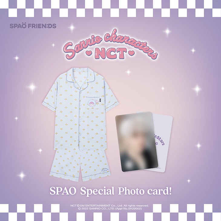 NCT x SANRIO TOWN Official Pajama SET + Photocard - K-STAR