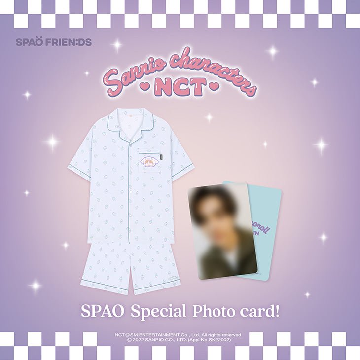 NCT x SANRIO TOWN Official Pajama SET + Photocard - K-STAR