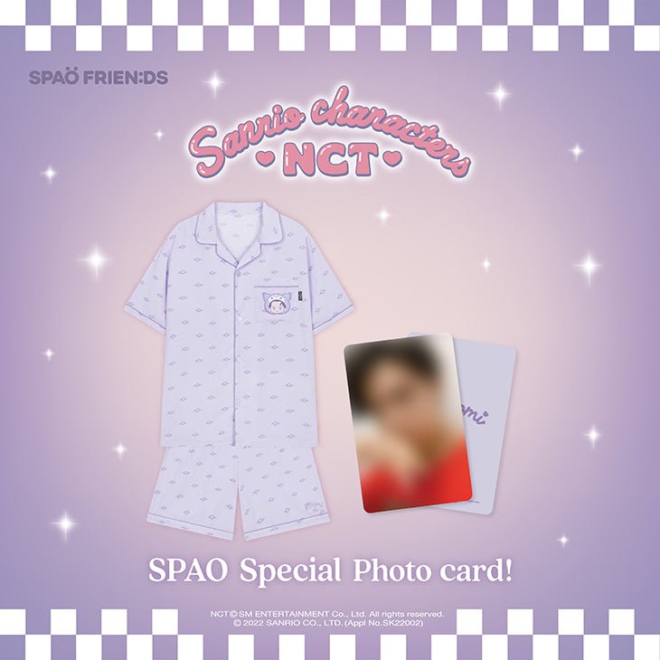 NCT x SANRIO TOWN Official Pajama SET + Photocard - K-STAR