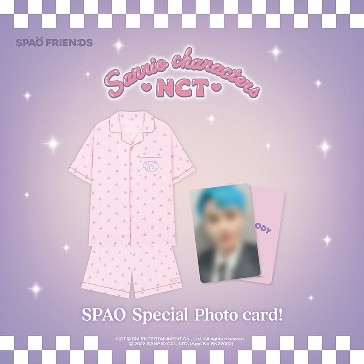 NCT x SANRIO TOWN Official Pajama SET + Photocard – K-STAR