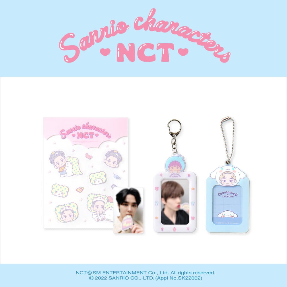 NCT x SANRIO TOWN Official Photocard Holder Keyring + Photocard - K-STAR