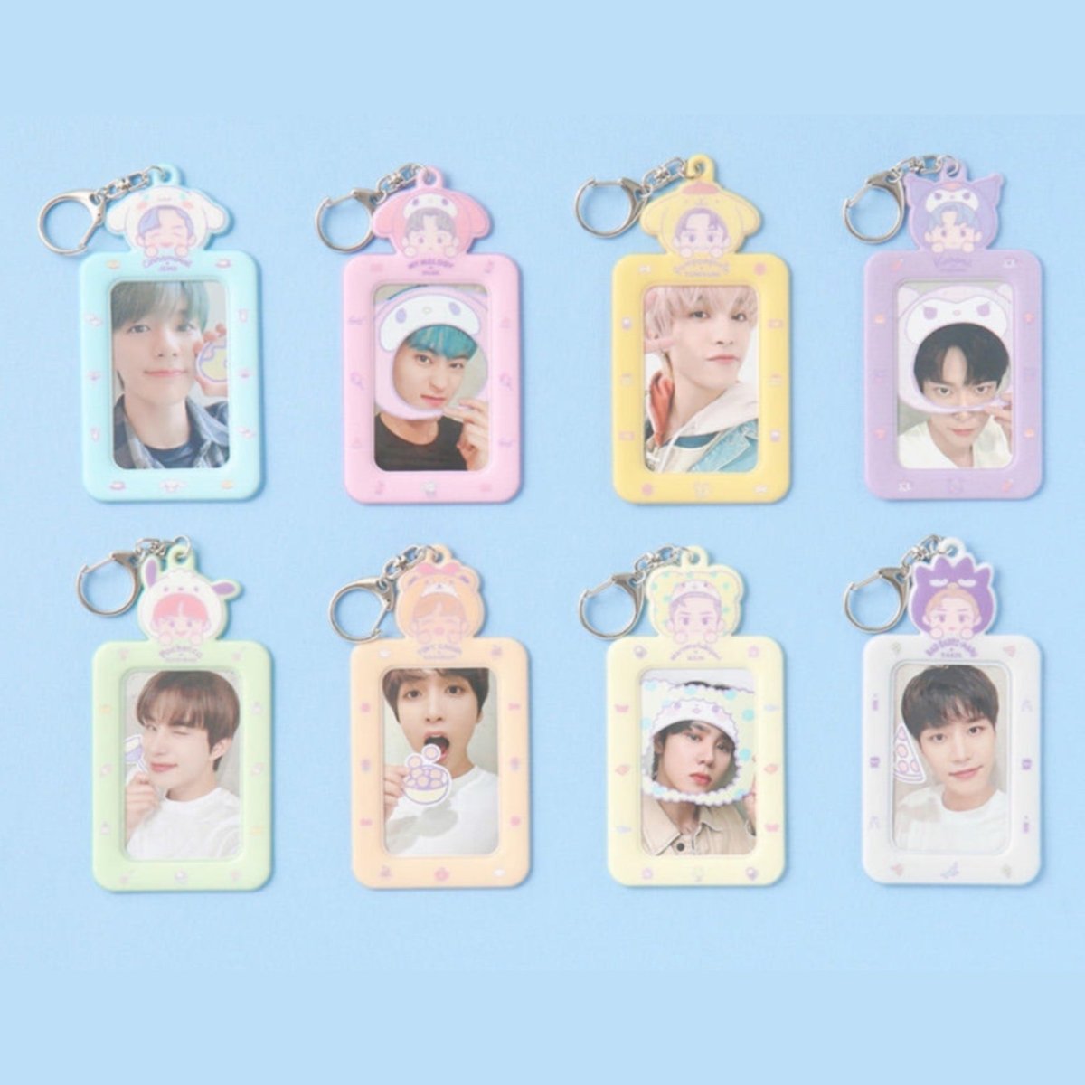 NCT x SANRIO TOWN Official Photocard Holder Keyring + Photocard - K-STAR