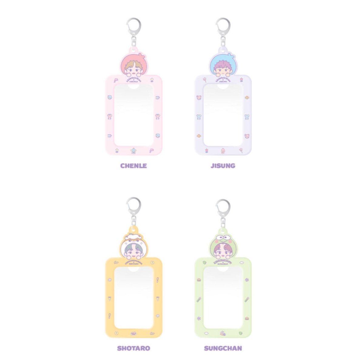 NCT x SANRIO TOWN Official Photocard Holder Keyring + Photocard