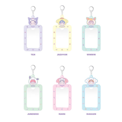 NCT x SANRIO TOWN Official Photocard Holder Keyring + Photocard - K-STAR
