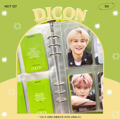 NCT127 x DICON - Photocard 101 Custom Book ( Binder + 101 Photocards + Keyring ) - K-STAR