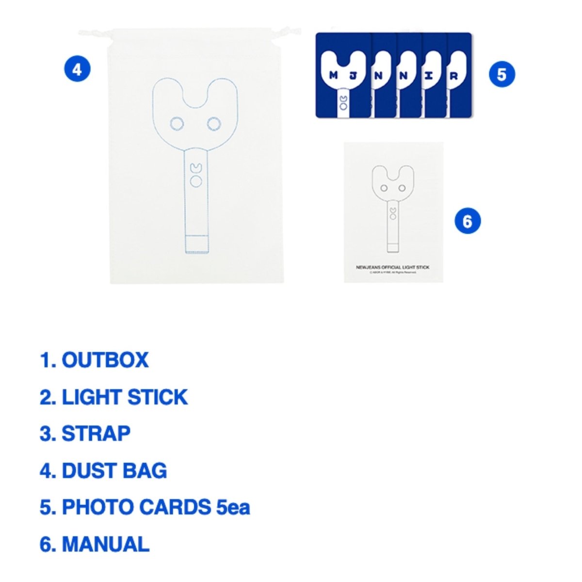 NEWJEANS Binky Bong Official Light Stick - K-STAR