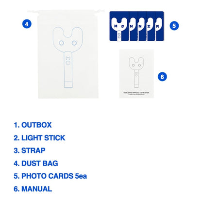 NEWJEANS Binky Bong Official Light Stick - K-STAR