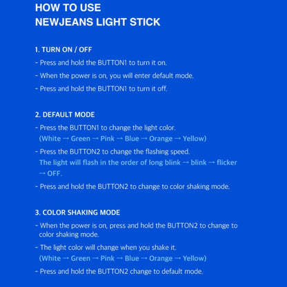 NEWJEANS Binky Bong Official Light Stick - K-STAR