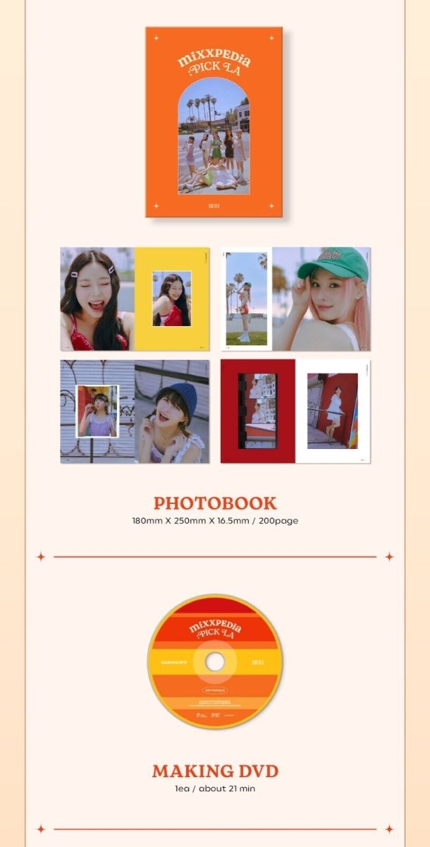 NMIXX - 1st Photobook [ MIXXPEDIA : PICK LA ] + Pre-Order Benefit - K-STAR
