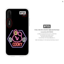 [LINE X BT21] Neon Graphic Light Up Case For iPhone (Free Shipping)
