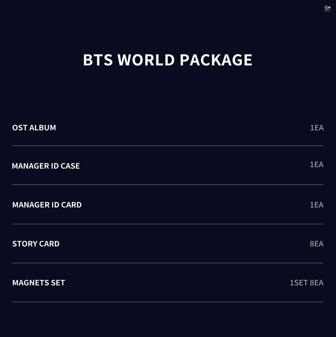 [OFFICIAL] BTS WORLD OST CD Limited Edition Version - K-STAR