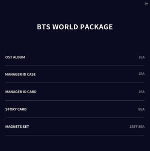 BTS WORLD OST Limited Edition Album Poster Full Package Factory Sealed -  Express