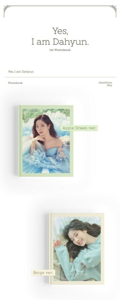 OFFICIAL TWICE DAHYUN - Yes, I am DAHYUN 1st Photobook - K-STAR