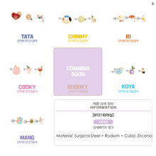 [OST X BT21] Official Silver 925 Piercings (3 ea)