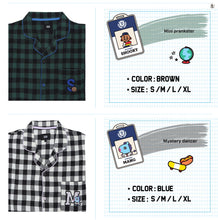 [LINE X BT21] Flannel Check Pajama Set