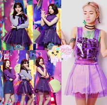 Joy & Yeri Style Purple Dress
