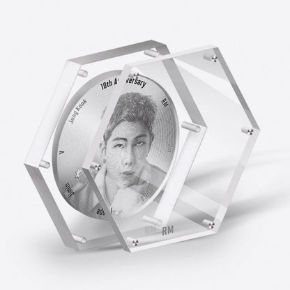 [PREORDER APR 6TH, 2024] BTS OFFICIAL 10TH ANNIVERSARY COMMEMORATIVE MEDAL (SILVER 1/2 OZ) - K-STAR