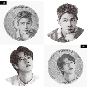 [PREORDER APR 6TH, 2024] BTS OFFICIAL 10TH ANNIVERSARY COMMEMORATIVE MEDAL (SILVER 1/2 OZ) - K-STAR
