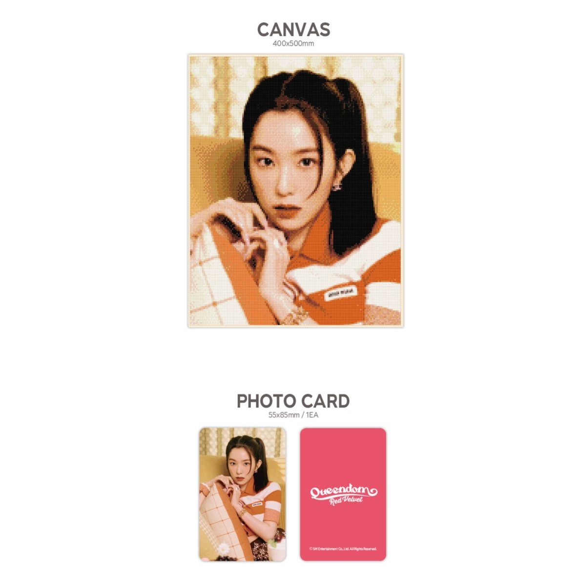 RED VELVET Official DIY Cubic Painting Queendom Version + Photocard - K-STAR