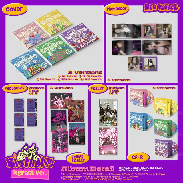 RED VELVET - The Reve Festival 2022 Birthday / Digipack Version (You Can Choose Member) - K-STAR