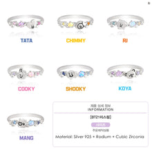 [OST X BT21] Official Silver 925 Ring Ver.2 (Silver & Rose Gold)