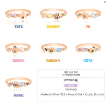 [OST X BT21] Official Silver 925 Ring Ver.2 (Silver & Rose Gold)