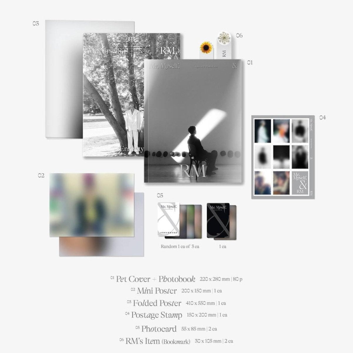 RM - Special 8 Photo Folio Me, Myself, and RM - Entirety - K-STAR