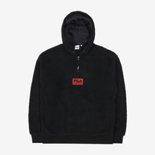 [FILA X BTS] BOX Logo Boa Hooded T-shirt Black