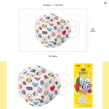 [LINE X BT21] Anti Dust Face Mask  (5ea)