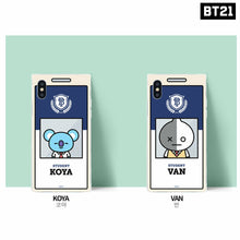 [LINE X BT21] Student Card Series Jelly Case for iPhone