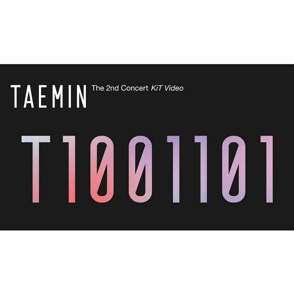 SHINee TAEMIN T1001101 2nd CONCERT KIT (Video+Photobook)