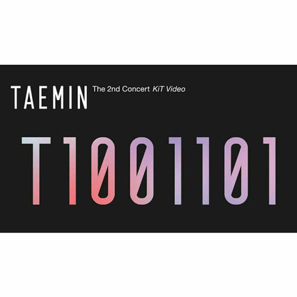SHINee TAEMIN T1001101 2nd CONCERT KIT (Video+Photobook)