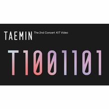 SHINee TAEMIN T1001101 2nd CONCERT KIT (Video+Photobook)