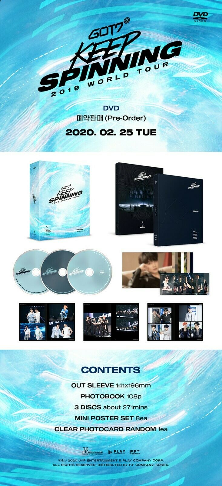 [JYP] GOT7 2019 World Tour "KEEP SPINNING" In Seoul DVD