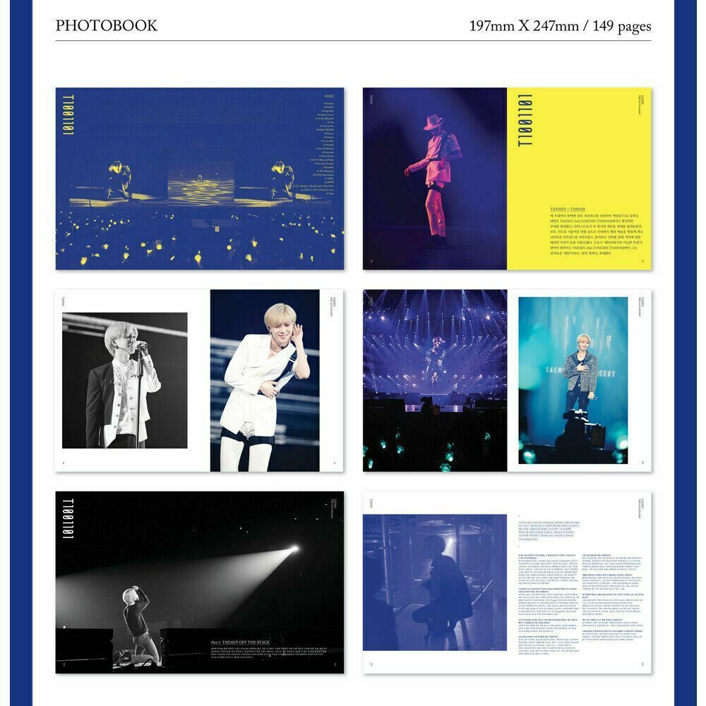 SHINee TAEMIN T1001101 2nd CONCERT PHOTOBOOK