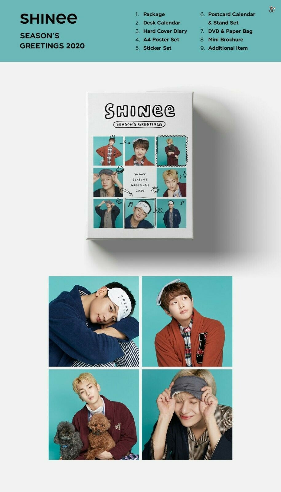 [SM ENT] 2020 SM ARTIST SEASON'S GREETINGS SET