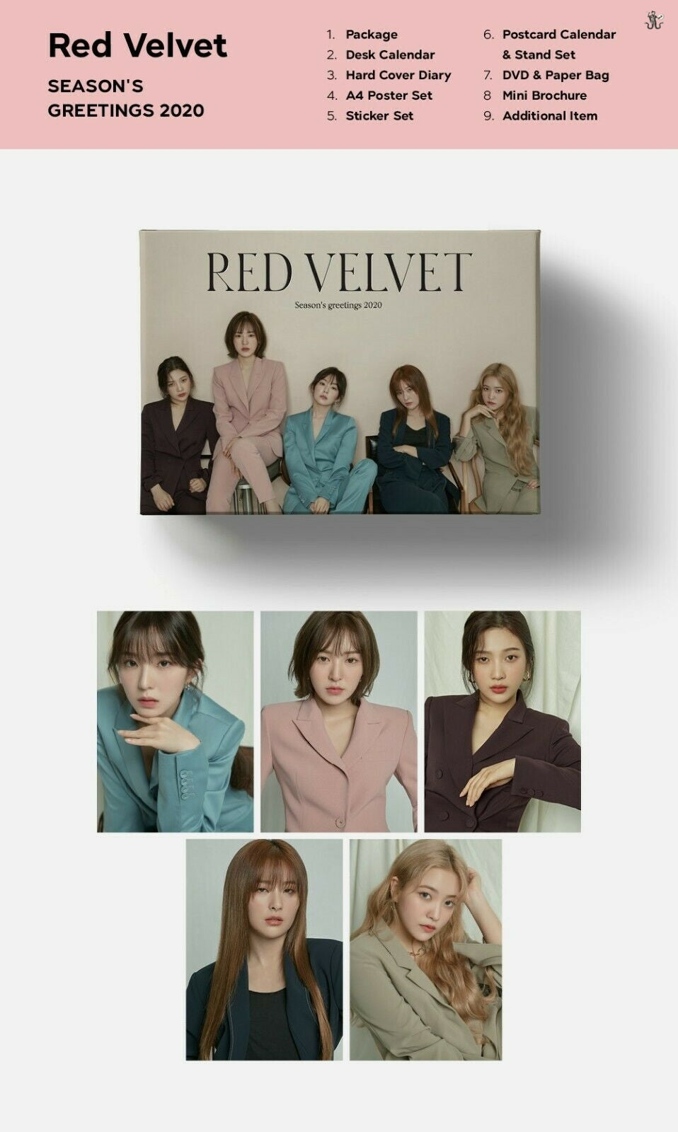 [SM ENT] 2020 SM ARTIST SEASON'S GREETINGS SET