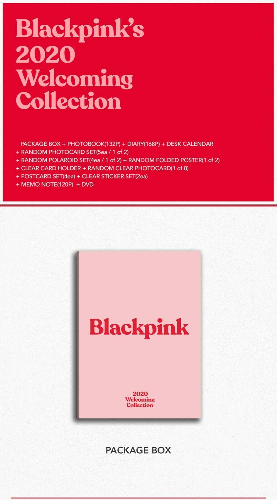 [YG ENT] BLACKPINK 2020 WELCOMING COLLECTION