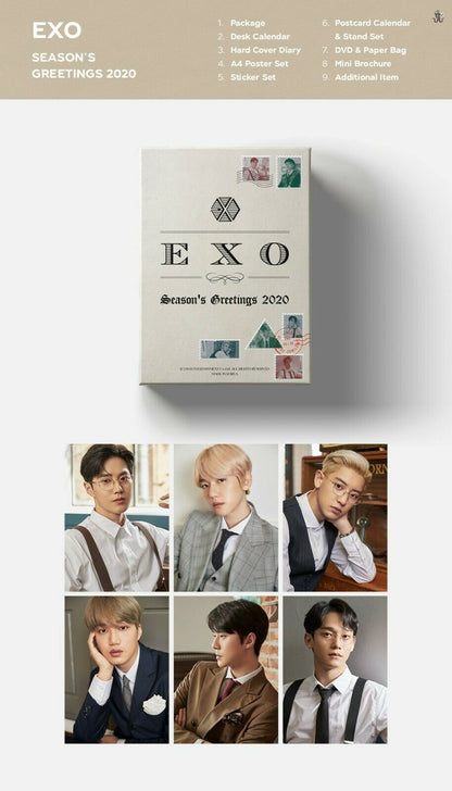 [SM ENT] 2020 SM ARTIST SEASON'S GREETINGS SET