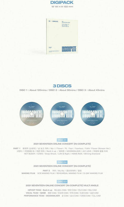SEVENTEEN 2021 ONLINE CONCERT IN-COMPLETE DVD - K-STAR