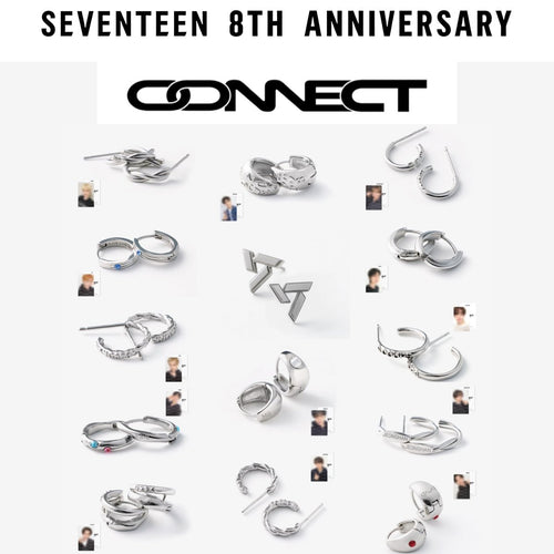 SEVENTEEN - 8th Anniversary Official Earrings MD - K-STAR