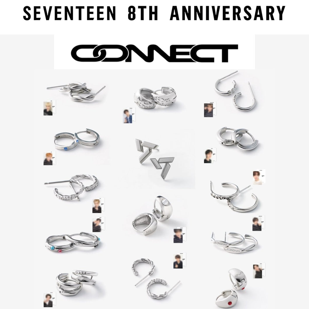 SEVENTEEN - 8th Anniversary Official Earrings MD - K-STAR