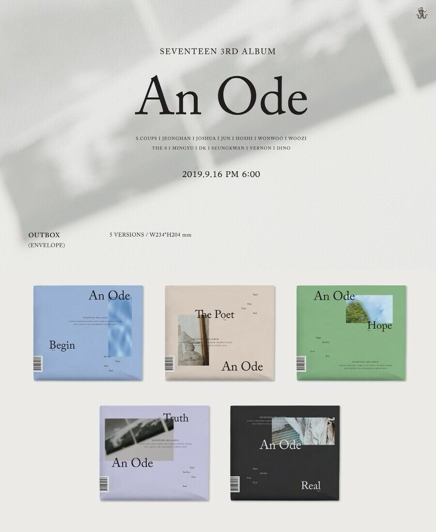 SEVENTEEN - An Ode (You Can Choose Ver + Free Shipping) - K-STAR